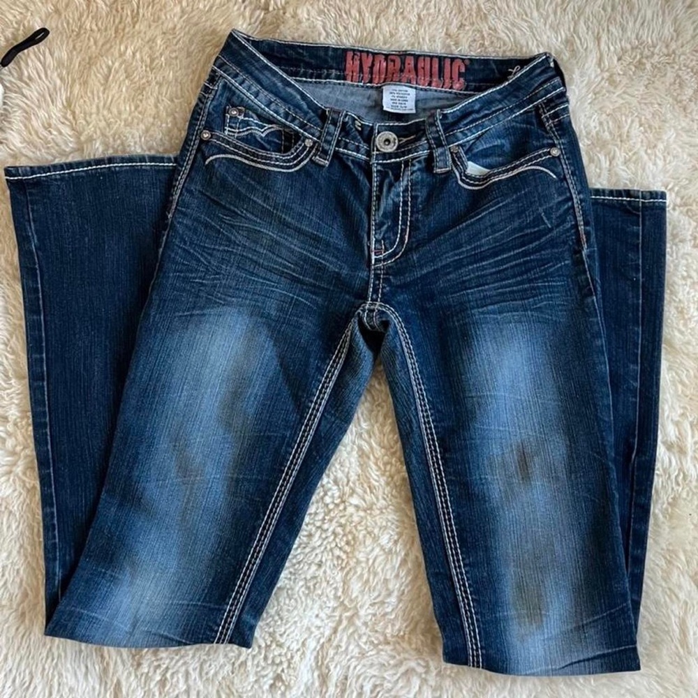 hydraulic low rise jeans